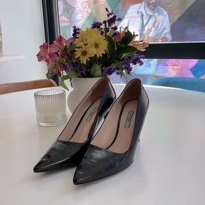 Prada black pumps